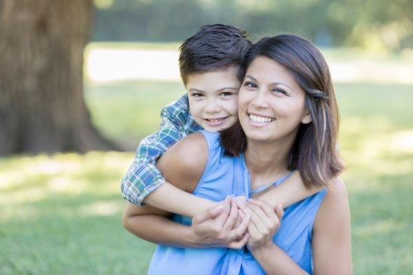 boy growing up with single mum without a father